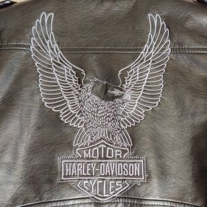 3T Harley Davidson Faux Leather Jacket